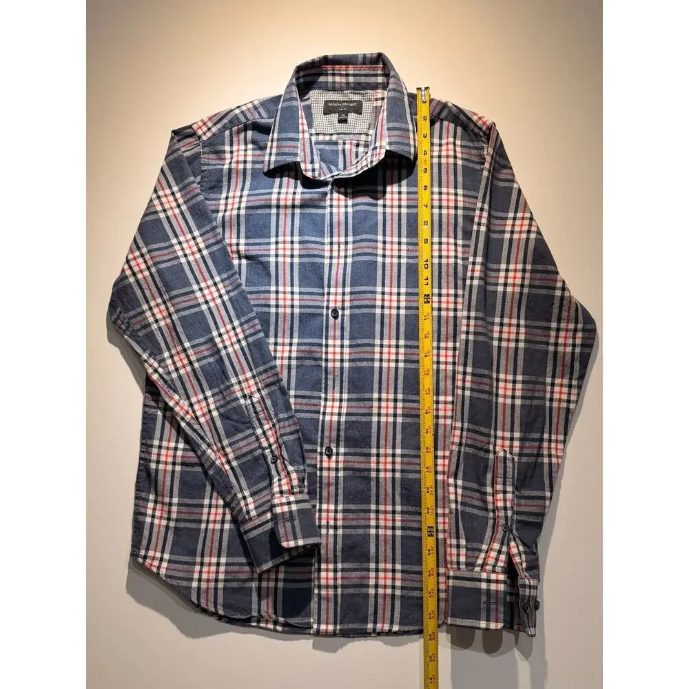 Banana Republic Slim Fit Plaid Button-Down Shirt – Men's Medium